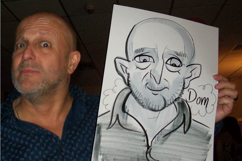 wedding anniversary caricaturist