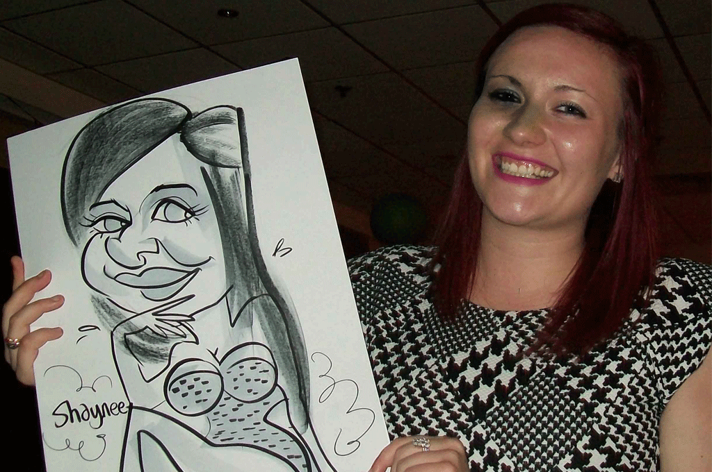 birthday party caricaturist