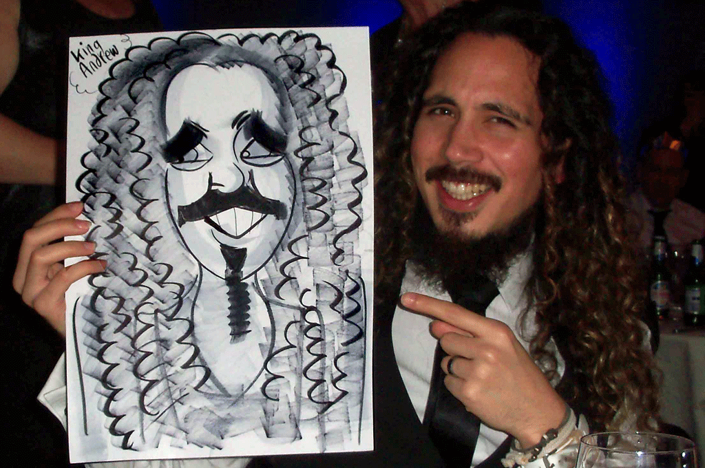 freshers fair caricaturist