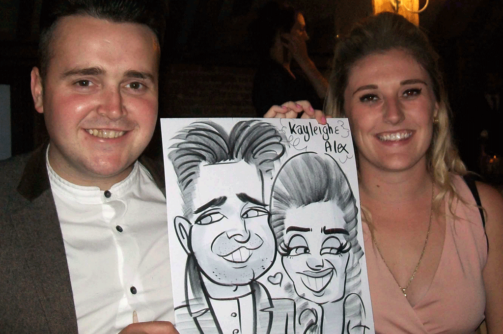 wedding caricaturist