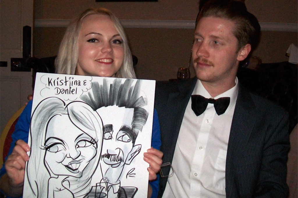 award ceremony caricaturist