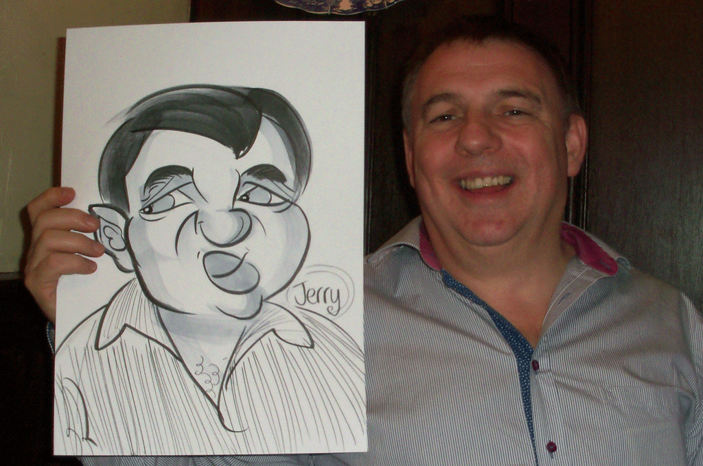 company team caricaturist